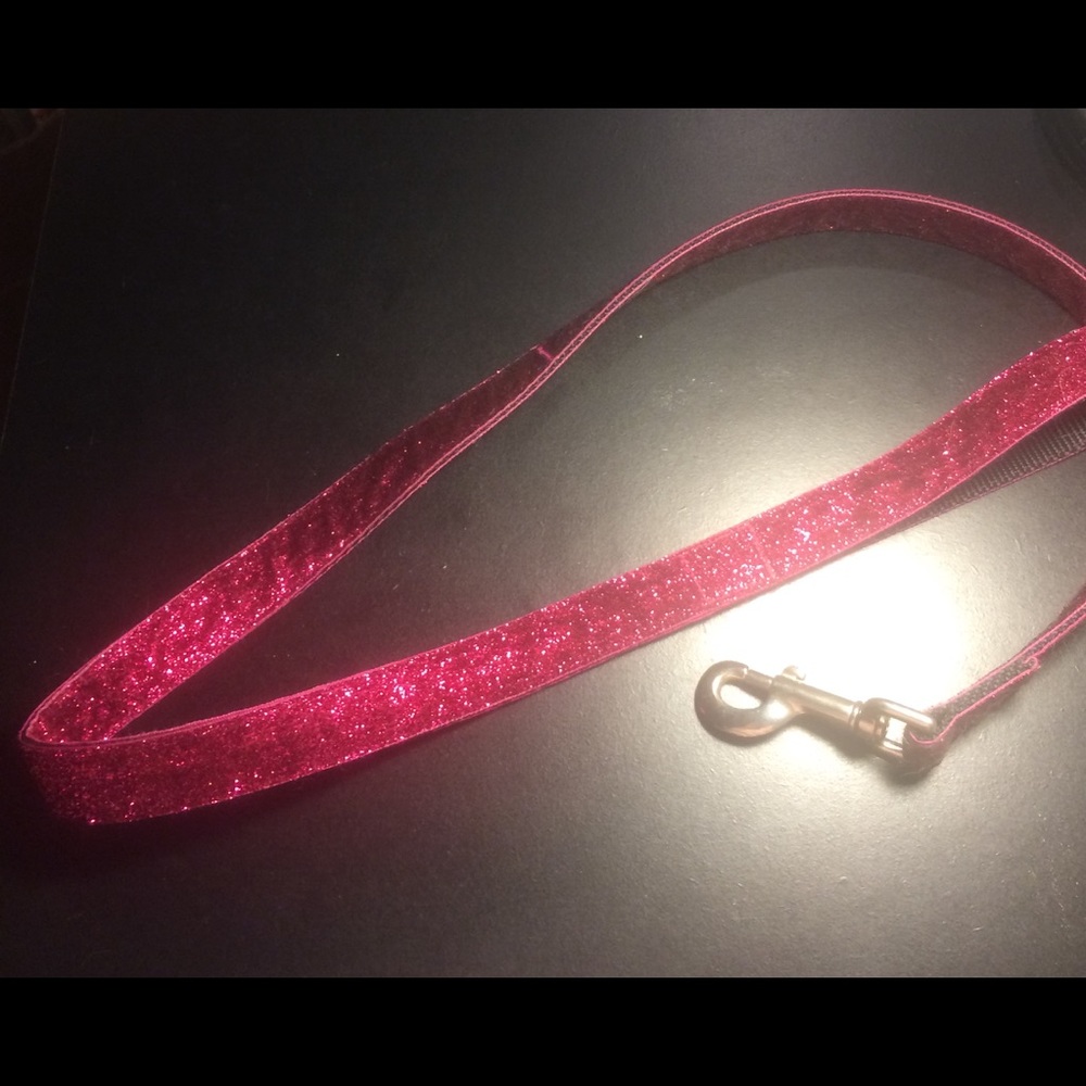 Pink Glitter Dog Leash